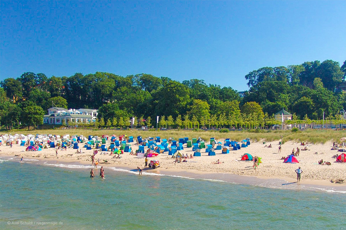 Der Nordstrand an der Seebrücke