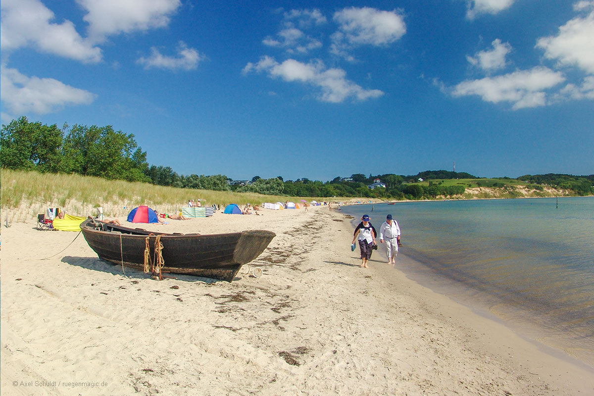 Der malerische Südstrand